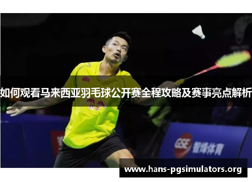如何观看马来西亚羽毛球公开赛全程攻略及赛事亮点解析